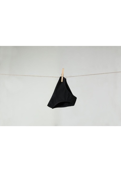 Blackspade 1195 Kız Çocuk 2 Li Organik Siyah Slip Külot