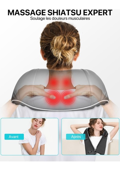 Alljoy Boyun Masaj Aleti, Isıtmalı Sırt Ve Boyun Ve Omuz Masaj Aleti, Saklama Çantalı Elektrikli Shiatsu Masaj Aleti, 3d Döndürme, Ayarlanabilir Hız, Hediye Alljoy Boyun Masaj Aleti, Isıtmalı Sırt Ve Boyun Ve Omuz Masaj Aleti, Saklama Çantalı Elektrikli Shiatsu Masaj Aleti, 3d Döndürme, Ayarlanabilir Hız, Hediye