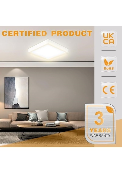 Alusso 24w Ultra Slim Led Ceiling Light - Cct Değiştirilebilir Tavan Lambası Diğer