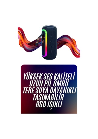 Northcity Yeni Nesil Bluetooth Hoparlör Taşınabilir Yüksek Ses Kaliteli Kırmızı