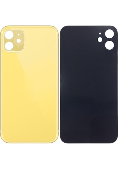 Apple Uyumlu iPhone 11 Sarı Arka Kapak Batarya Kapağı Pil Kapağı Yedcom Sarı