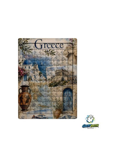 Yunanistan 99 Parça Ayaklı Puzzle Dekoratif Çocuk Yapbozu 0238