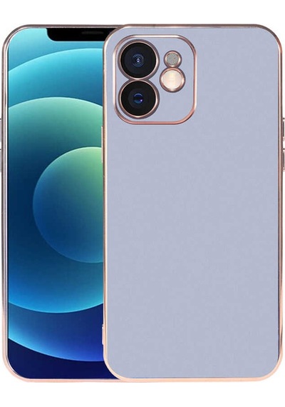 Apple Uyumlu iPhone 12 Kılıf Zore Viyana Yüzeyi Buzlu Transparan Tasarım Kılıf