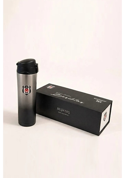 Karaca X Beşiktaş Çelik Sızdırmaz Termos Kutulu 450 Ml Gümüş
