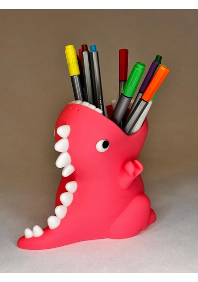 Kalemlik -pembe Dino Masaüstü Kalemlik Diğer