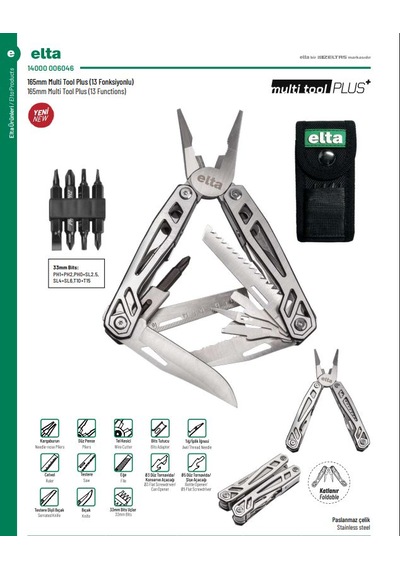 Elta Plus 165 Mm Multi Tool 13 Fonksiyonlu
