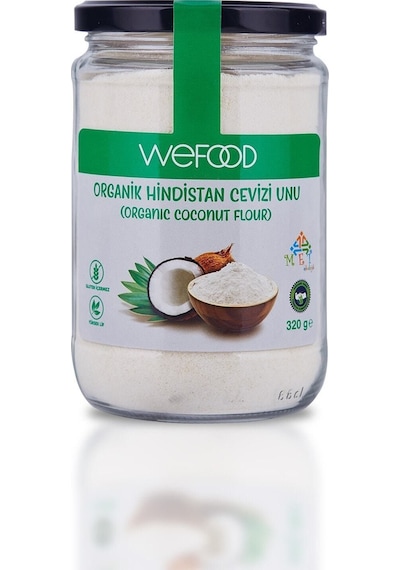 Wefood Organik Glütensiz Hindistan Cevizi Unu 320 Gr (organik Sertifikalı)