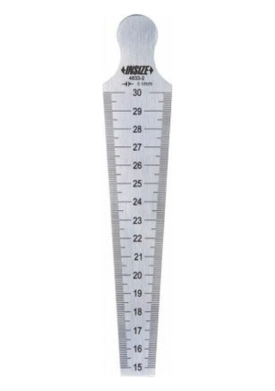Insize 4833-1 Konik Cetvel 0,8-15mm