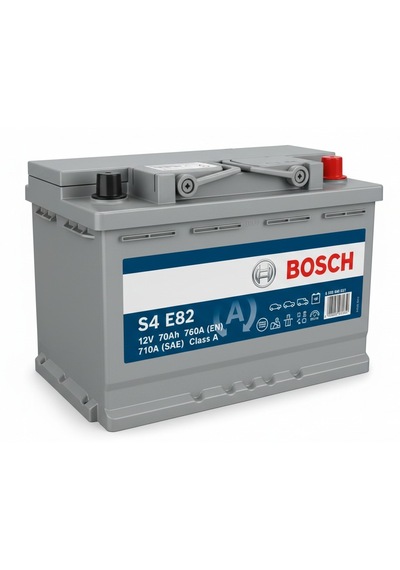 Bosch S4 E82 Efb 12 V 70 Ah 720 Cca Akü-yerinde Montaj