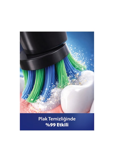 Wohler Değiştirilebilir Başlıklı Şarj Edilebilir Elektrikli Diş Fırçası - Siyah Şarjlı