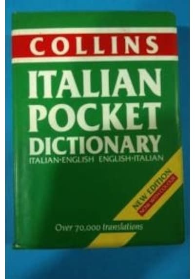 İtalyanca -İngilizc El Sözlüğü Collins
