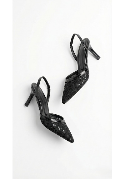 Giamgia Kadın Dantel İşlemeli Sivri Burun İnce Topuklu Stiletto Gelin Abiye Ayakkabı-2313 Siyah Giamgia Kadın Dantel İşlemeli Sivri Burun İnce Topuklu Stiletto Gelin Abiye Ayakkabı-2313 Siyah