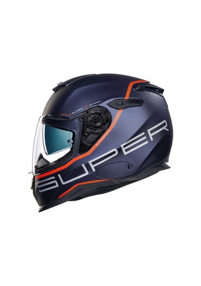 Nexx Sx.100 Superspeed Mat Mavi-Kırmızı Kask