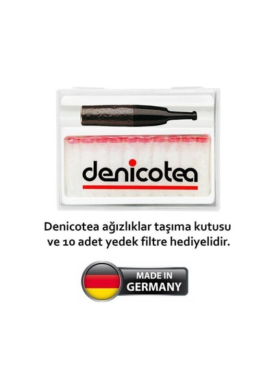 Denicotea 20249 Karbon Filtreli Ahşap Sig. Ağızlığı Siyah