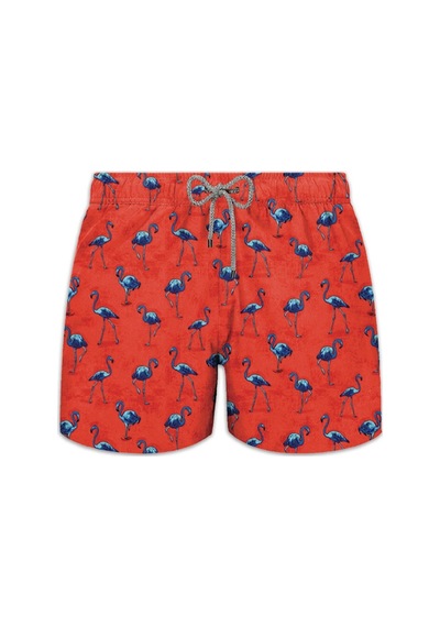 John Frank Flamingo Red Erkek Çocuk Mayo Şort kjfsssw06-flamingo-red-7466 001