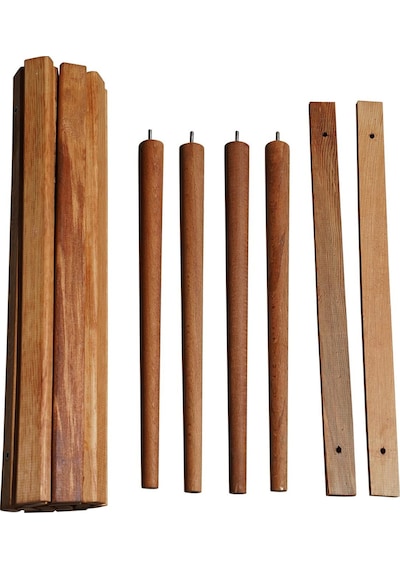 Ahşap Katlanır Rulo Masa Kamp Outdoor Bahçe Araç Araba Masası Bambu