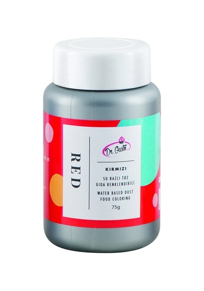 Dr Gusto Su Bazlı Toz Gıda Boyası Kırmızı 75 Gr