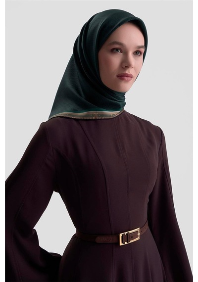 Armine Sura İpek Eşarp -2025/2026 -9401 Zümrüt