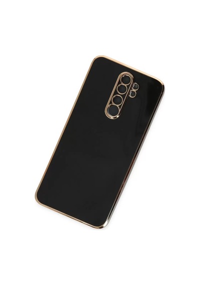 Newface Xiaomi Redmi Note 8 Pro Kılıf Volet Silikon - Siyah Resimdeki