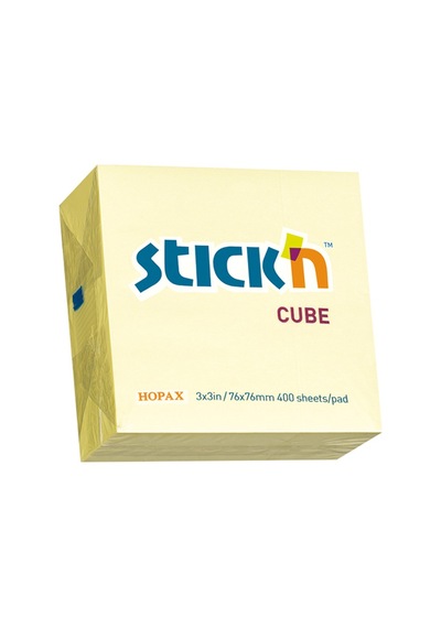 Hopax Stıckn Yapışkanlı Not Kağıdı 400 Yp 76x76 Sarı 21072