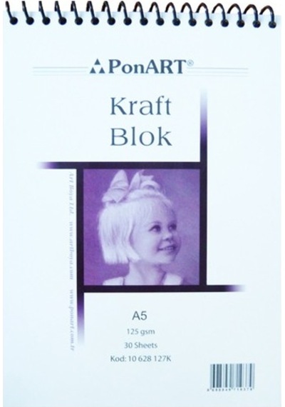 Ponart A5 30 Yp 125 Gr Kraft Bloknot