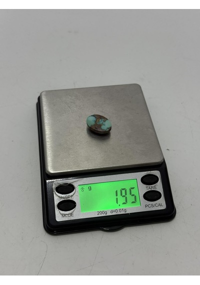 Doğal İran Nişabur Firuze Turkuaz Taşı 9,8 Karat - 1,92 Gram