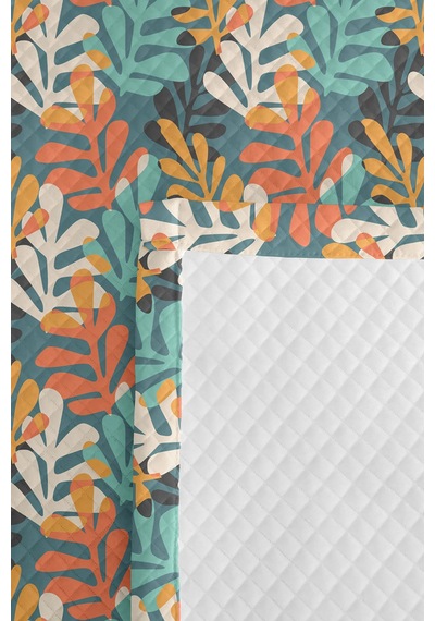 Tropikal Yaprak Turkuaz Genç Odası Tek Kişilik Pike Takımı - Mercan Sarı 160x220 Cm Yatak Örtüsü Fısıltılı Yamaç Dokunuşu Tropikal Yaprak Turkuaz Genç Odası Tek Kişilik Pike Takımı - Mercan Sarı 160x220 Cm Yatak Örtüsü Fısıltılı Yamaç Dokunuşu