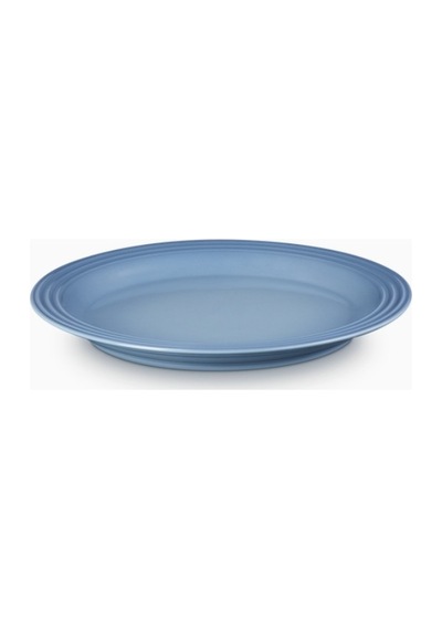 Le Creuset Klasik Dayanıklı Tasarım Seramik Yemek Tabağı 27 Cm Açık Mavi