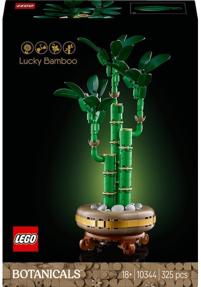 LEGO® Botanicals Sans Bambusu 10344 - Dogasever Yetiskinler için Dekoratif Bitki Yapim Seti (325 Parça)