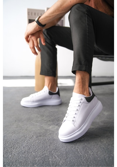 Daxtors Daxors D0125 Günlük Ortopedik Erkek Sneaker Spor Ayakkabı Beyaz