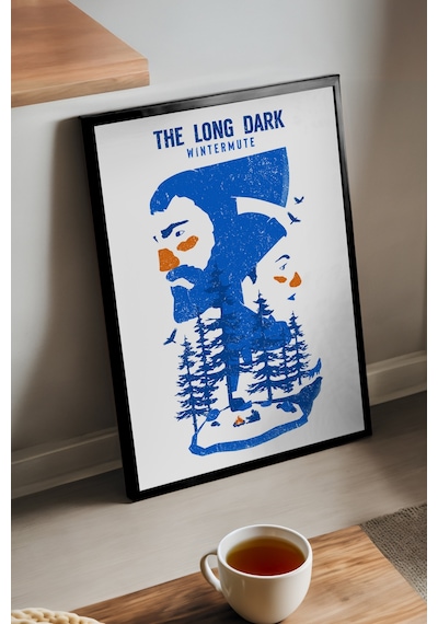 The Long Dark Siyah Ahşap Çerçeveli Poster, Dekoratif Oyun Duvar Tablosu