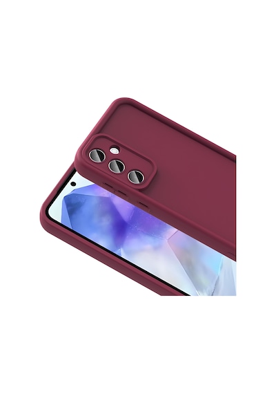 Zore Galaxy Uyumlu A56 Kılıf Kamera Korumalı Ananas Kapak - Pembe Pembe