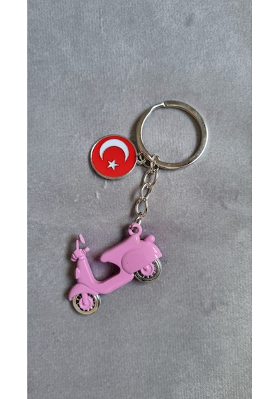 Motor Anahtarlık Açık Pembe
