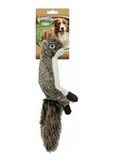 Pawise 35 CM Stuffless Squırrel Peluş Köpek Oyuncağı