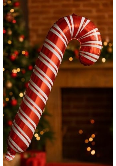 Yılbaşı Ağacı Süsü Noel Gold Şekerleri Yılbaşı Temalı Hediyeler Folyo Noel Balonu 1 Adet 84-39 Cm Genel
