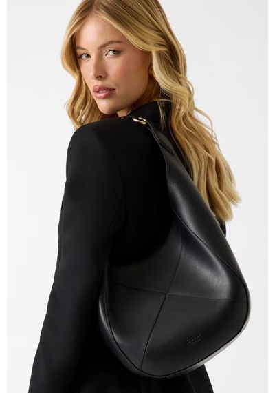 Guess Pauline Hobo Deri Kadın Omuz Çantası Hwzoaap6210 Siyah