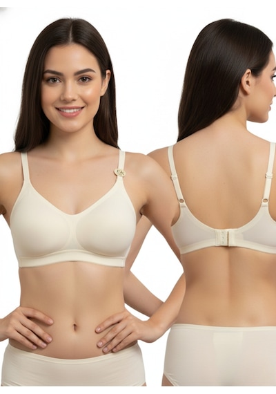 Kadın Lingerie Lazer Kesim Push Up Balensiz Sütyen Ten