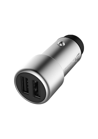 Araç Hızlı Şarj Aleti Oto Çakmaklık Çift Usb Girişli 3.1A Gri