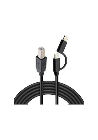 5133 Type C Micro Usb Yazıcı Printer Piyano Midi Bağlantı Kablosu