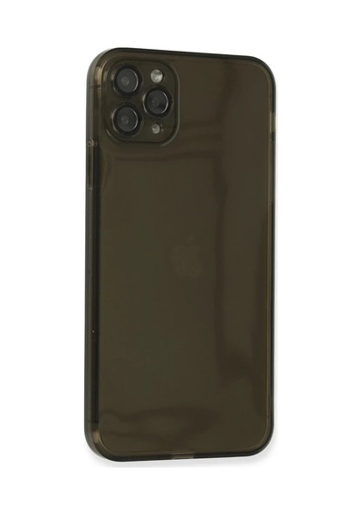 Apple Uyumlu iPhone 11 Pro Uyumlu Kılıf Fly Lens Silikon - Siyah