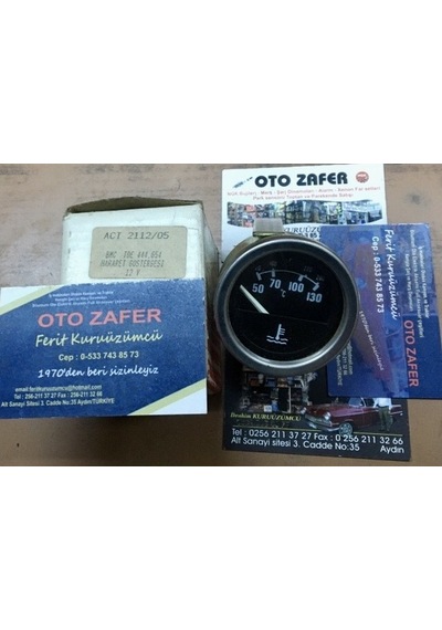 Act 2112/05 Endiksan Bmc Toe 444.654 Hararet Göstergesi Saati 12V