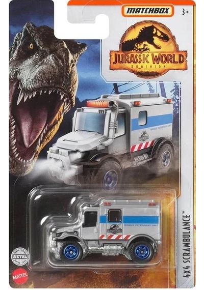 Matchbox 1:64 Jurassic World Tekli Araçlar '4 X 4 SCRAMBULANCE HBH08