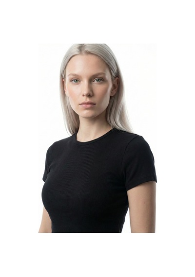 LOFT Slim Fit Kadın Tshirt K.kol Lf2043599 Q1.v1 Siyah