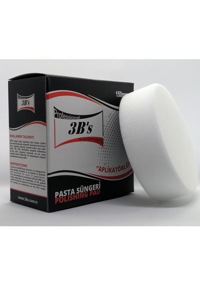 3b's Pasta Süngeri - Aplikatörlü - Beyaz - 150mm