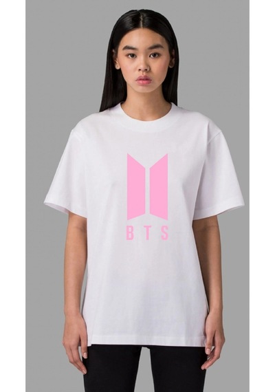 Startmore Bts Oversize Tişört Beyaz