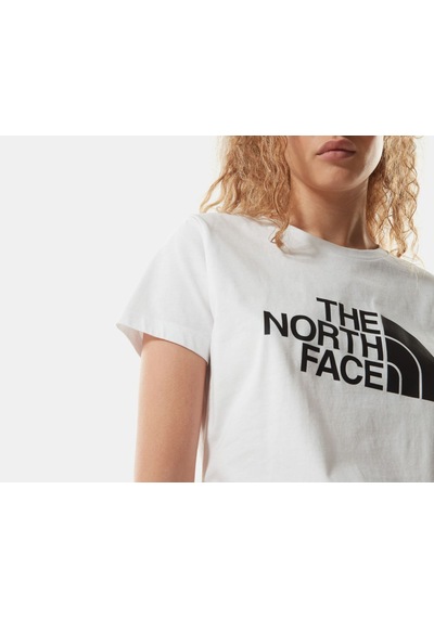 The North Face W S/S Easy Tee Kadın Günlük Tişört Nf0A4T1Qfn41 Be Beyaz
