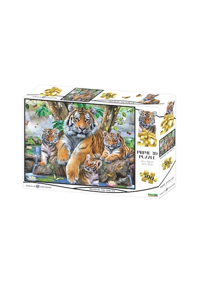 Prime 3d - Kaplanlar 500 Parça Yetişkin Puzzle 10457