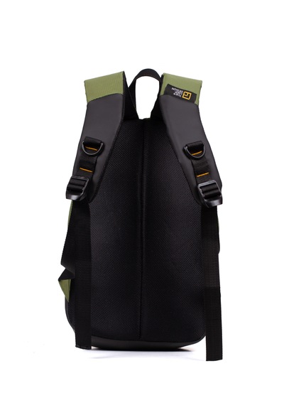 Esvelans Unisex Mini Sırt Çantası, Çok Gözlü Günlük Sırt Çantası Haki