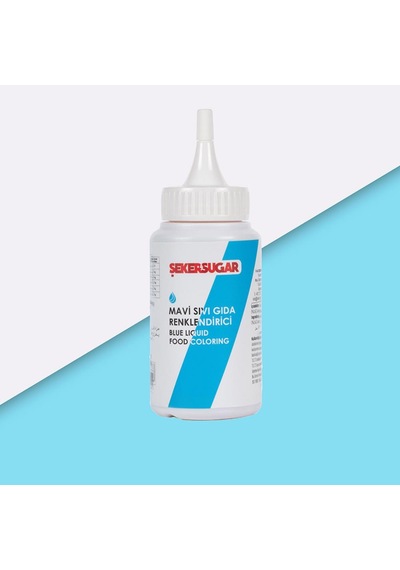 Şeker Şugar Sıvı Gıda Boyası Mavi 150 Ml