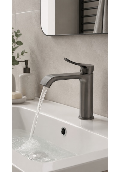 Valtemo Valero Lavabo Bataryası Art Gray Vm-1203 Gri